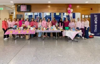 General Nursing students at their fundraiser for the Gary Kelly Cancer Support Centre