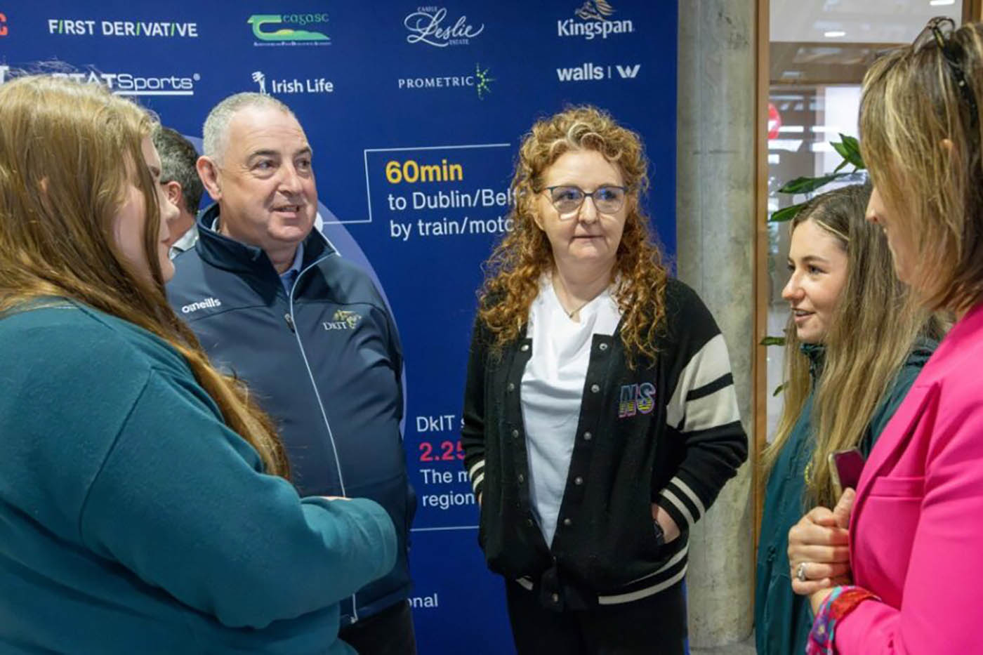 Niamh Shaw talks to Local TY students