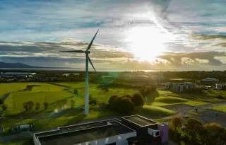 DkIT campus from aerial drone