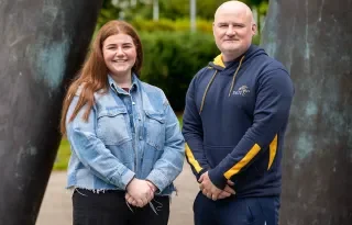 Naoise Weldon and Brian Óg Corr