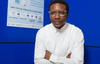 Israel Olanrewaju founder of Lan Visuals