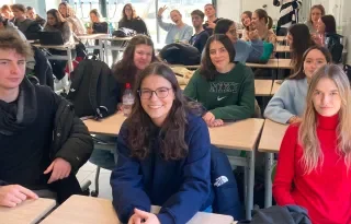 Department of Hospitality Studies student at an Erasmus Intensive Programme at IUT Lens, France in March 2025