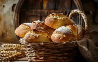 Basket of Fresh Bread
