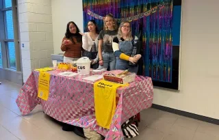 The Back to the 80s Team at their fundraiser