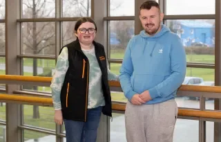 Emily McPhilips Sheridan and Theo Cassidy