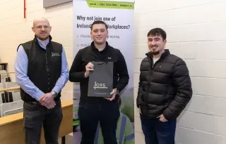 Ruairi Matthews one of the overall winners in the surveying competition