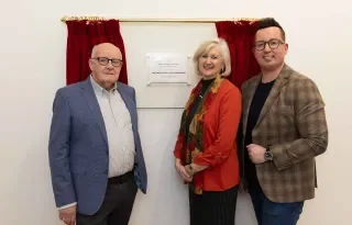 Theo O'Grady, Dr Sheila Flanagan and Lorcan Dunne