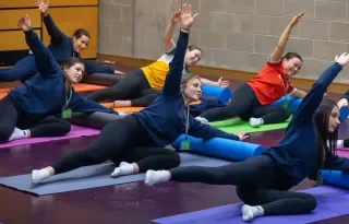 The Pilates Session during exHERcise @DkIT event