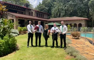 The Irish Group at the Ambassador's Residence