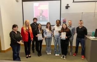 Symposium winners and organising committee