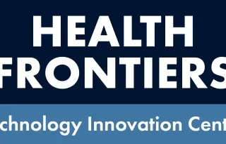 This logo contains the project name, Health Frontiers Technology Innovation Centre