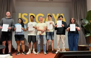 The Award Ceremony at the end of the Erasmus Trip
