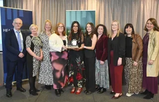  The DkIT team receiving the DELTA Award