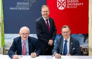 DkIT & Queen's celebrated the formal endorsement of a Heads of Agreement between the two Institutes in March 2026