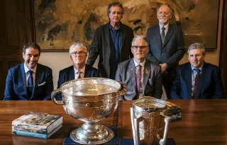  Dr Richard McElligott, Atlas co-editor; Professor John O’Halloran, President of University College Cork; Dr Donal Ó Drisceoil, Atlas co-editor; Jarlath Burns, Uachtarán Chumann Lúthchleas Gael; Charlie Roche, Atlas cartographer and Dr John Crowley, Atlas co-editor 