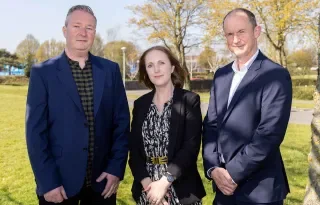 Fergal McCaffrey, Julie Doyle and Tim McCormac 