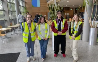 Student ambassadors at the DkIT April Open Day