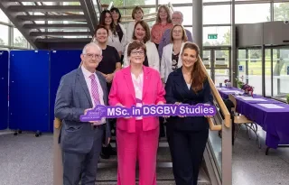 The team behind the launch of the MSc in DSGBV 
