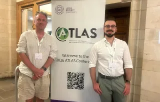 Ben and Leandro at the ATLAS 2026 Conference
