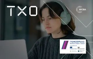 TxO and SECBA and PEACEPLUS logos