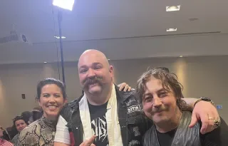 Colm McClelland with Brandi Boulet and Matt Aebig