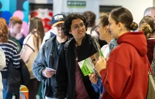 DkIT students at the annual Careers Fair