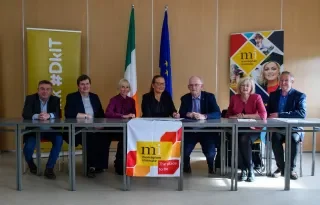 The signing was attended by representatives from DkIT and CMETB