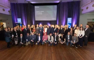 A photo of members of the RINN AI team