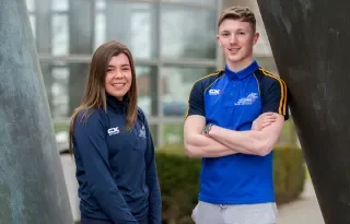 DkIT Sports Scholars, Anton Reilly and Sophie Watters