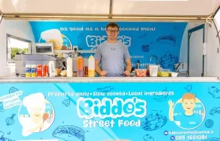 Adam Murray with Biddo's Street Food