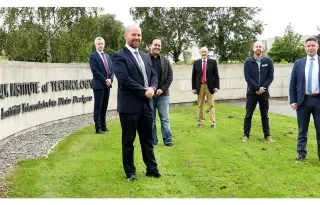 DkIT Launches Business ReVive Programme with Dundalk Chamber Skillnet: Front: Aidan Browne (DKIT), Aidan Callan (Skillnet), Middle: Kevin Adams (National Pen), Shane Muckian (National Pen), Back: Thomas McDonagh (UHY FDY), Michael Gaynor (Dundalk Chamber)