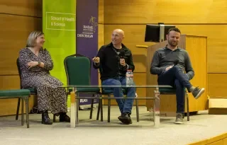 Dr Bridget Kelly, Dr Ben Drumm, Dr Caoimhín Griffin 