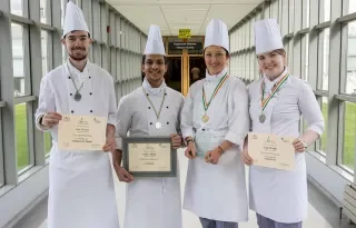 DkIT's CATEX stars Ben Mooney, Aditya Dhole, Volha Paliakevich and Cloe Walsh