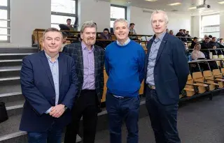 Shane Hill, Head Of Department Management and Financial Studies, Prof David Gibson OBE, Pat O'Neill, Programme Director Accounting and Finance, Thomas McDonagh, Director , UHY Farrelly, Dawe White  
