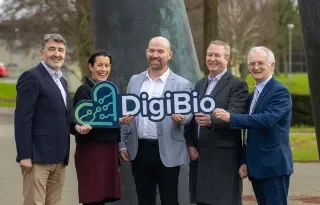 Carl Power, DkIT, Aoife Gallagher, Head of Innovation RCSI, Aidan Browne DkIT, Prof Fergal McCaffrey, DkIT President Dr Diarmuid O'Callaghan