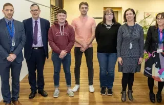 DkIT Staff & Students at the Institute’s First Computing Careers Pitch & Meet Event held on campus.