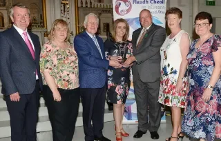 Dr Adele Commins, DkIT, acknowledged for promoting Irish language