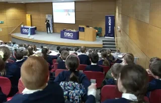 Students attending the Engineer's Week XX Factor Show