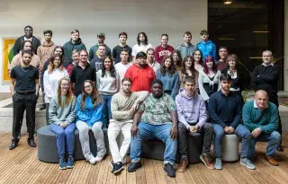 Students from DkIT, VIVES University in Kortrijk, Belgium, and IUT Montpellier, France