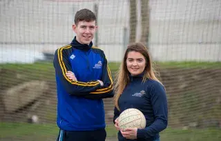 DkIT Sports Scholar, Eunan Walsh and Colleen McKenna