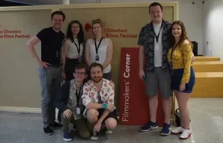 Students who attended the FEST Film Festival in Portugal 