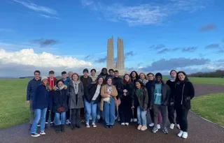 Business students trip to France