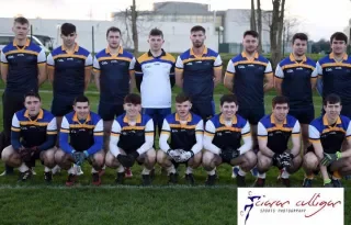 DkIT's Men's Senior team before their win against GMIT