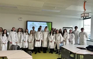 Germ Lab students