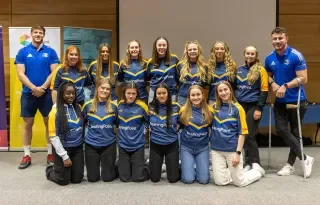 Girls Team at BearingPoint Future Stars awards ceremony