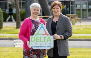 Brianain Erraught, Head of the Department of Hospitality Studies with Hospitality Lecturer Maria Roddy-Freyne