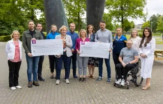 •	Briege Kelly (North Louth Hospice), Alan Conlon (DkIT), Peter McGinnity (ControlSoft), Megan Hughes (Dundalk Credit Union), Anne Newell (North Louth Hospice), Gary McLaughlin (Intact Software), Grace McArdle (Rape Crisis Northeast), Geraldine Johnston (Dundalk Credit Union), Derek Crilly (DkIT), Siobhan Shaw (DKIT Sport), Turlach Cotter (DkIT), Lorraine Moran (Dundalk Credit Union), Majella Toner Downey (Servisource)