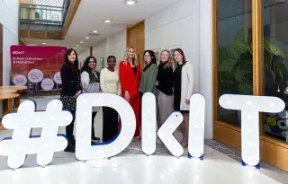 International Women's Day speakers with host Anna Daly