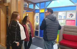 Shannon and Erlinda JED Foundation with Alan Conlon, DkIT Pastoral Care