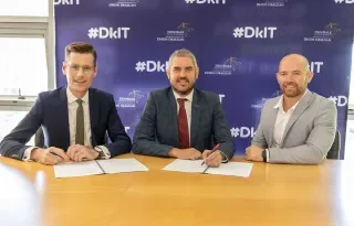 Hugh Nolan, VP Finance, Resources & Diversity, DkIT, Shane Mulholland SVP Operations, Kaseya, Aidan Brown, Head of Innovation and Business Development, DkIT